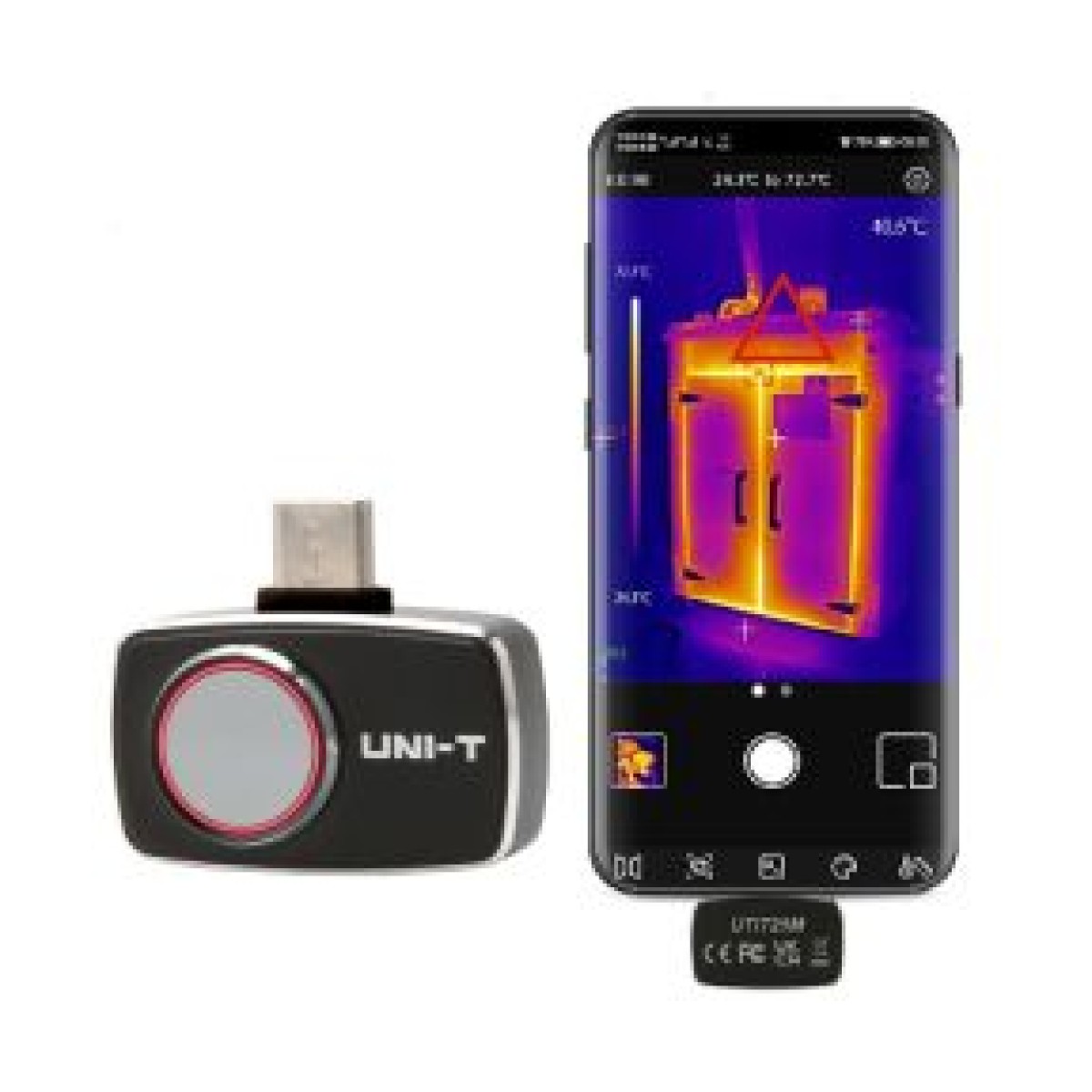 Unit UTi721M 256x192 Android Telefon Termal Kamera