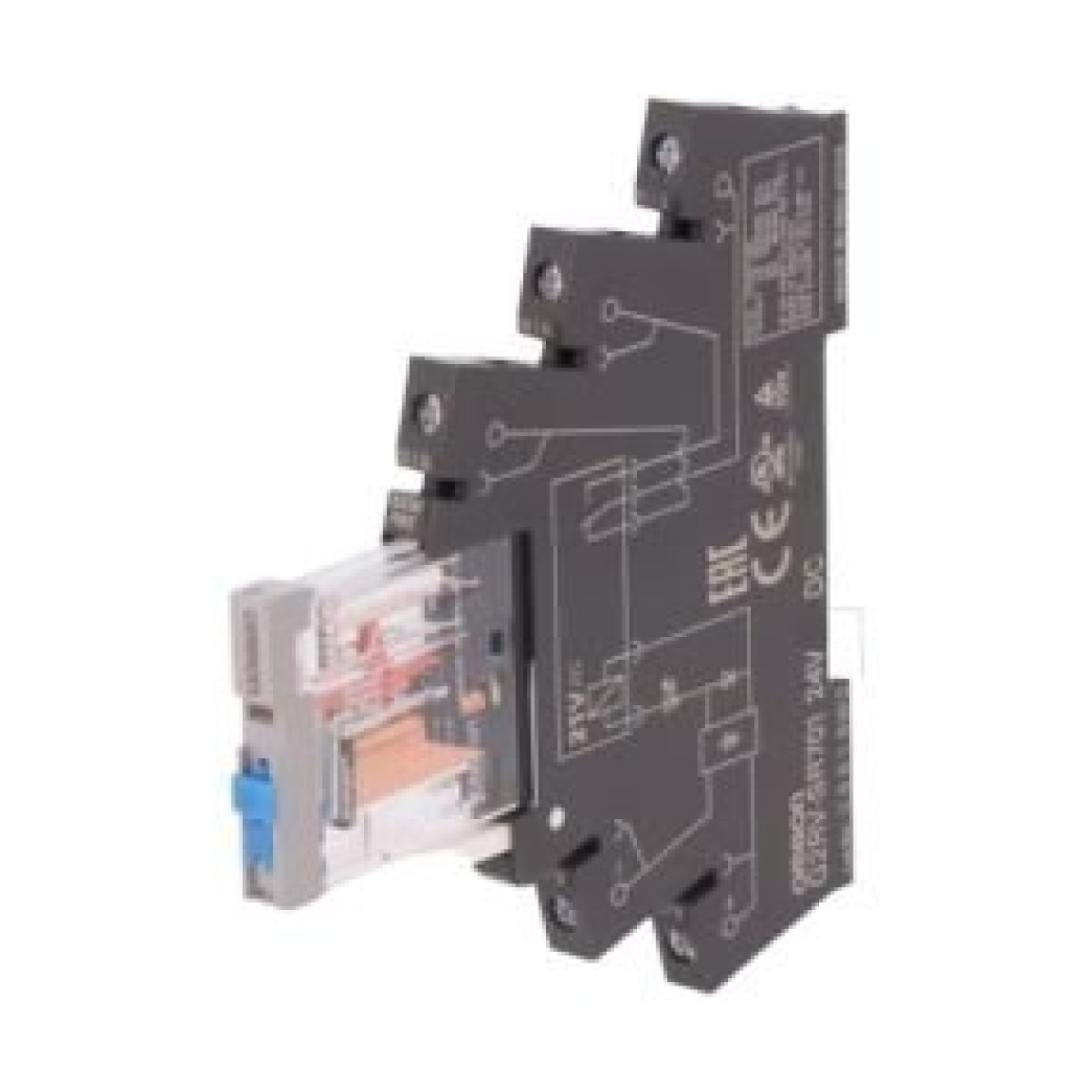 Omron G2RV-SR701 24V DC Slim Röle ve Soketi