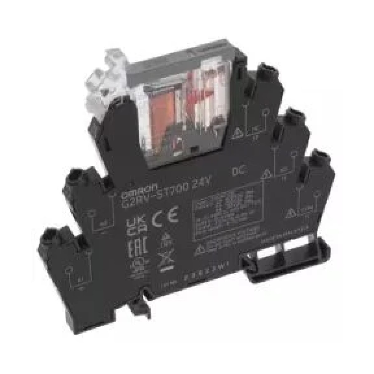 Omron G2RV-ST700 24V DC Slim Röle ve Soketi
