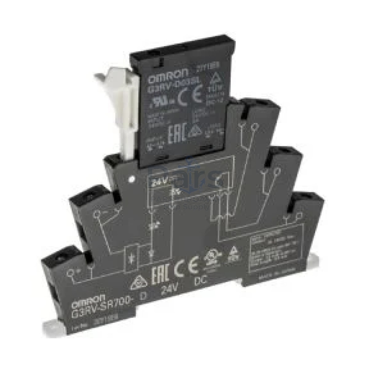 Omron G3RV-SR700-D 24VDC Slim SSR Röle ve Soketi