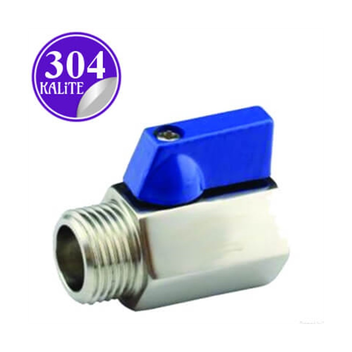 Paslanmaz Çelik 304 Kalite Mini Vana
