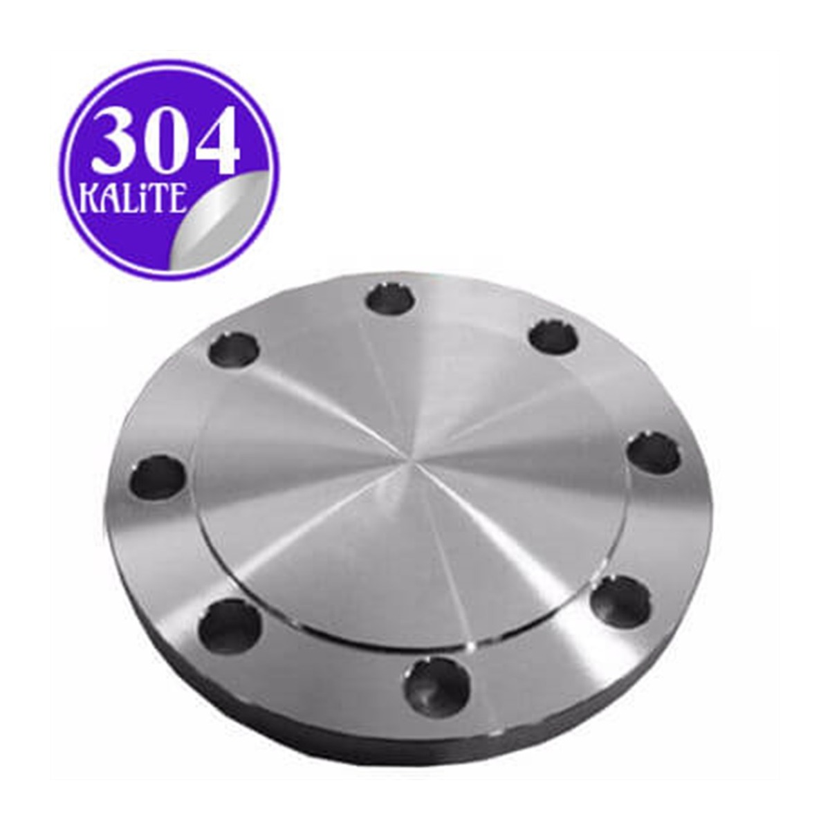Paslanmaz Çelik 304 Kalite Kör Flanş - 1½" (DN40)