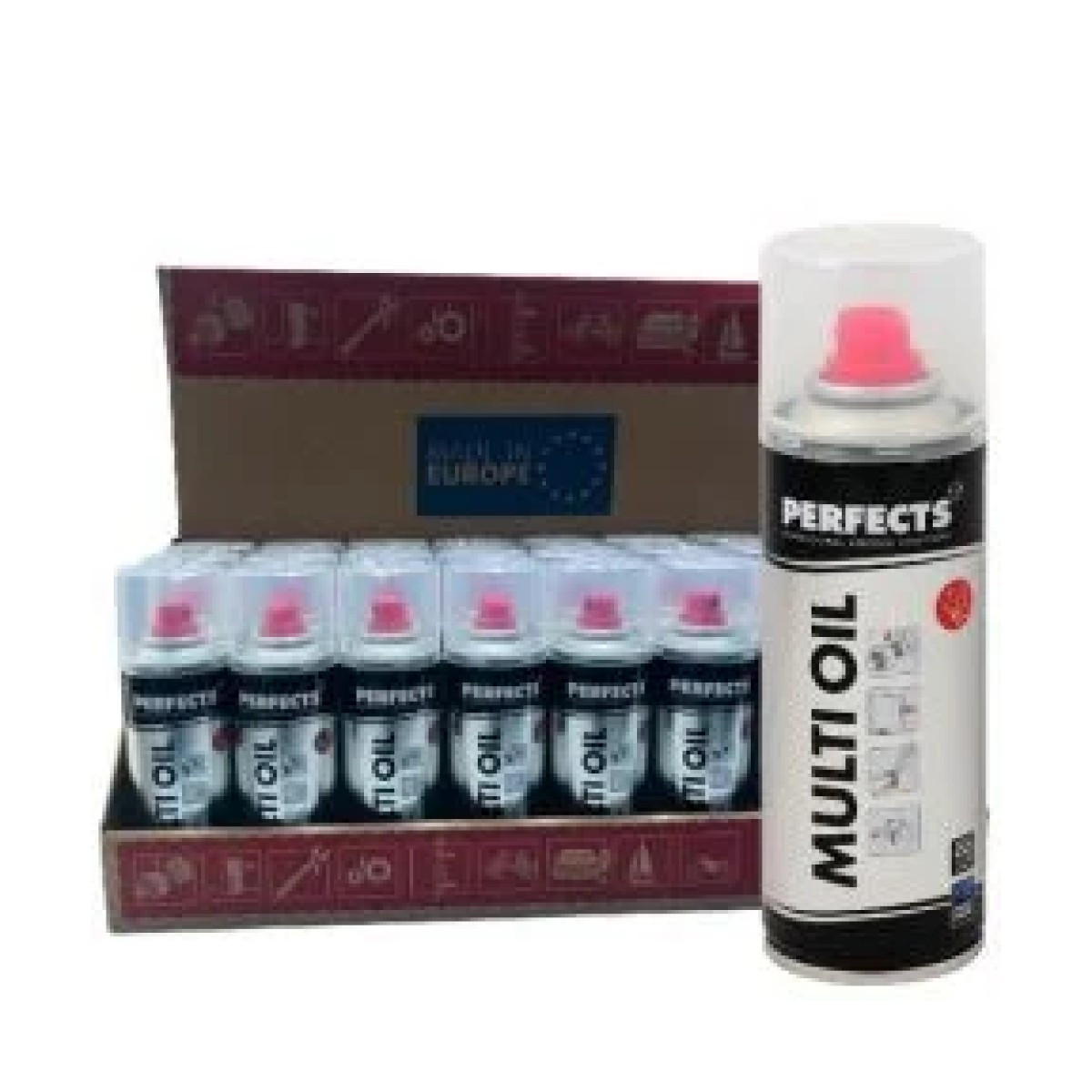 Perfects Multi Oil 200ml Çok Amaçlı Sprey 1 Kutu 24 Adet