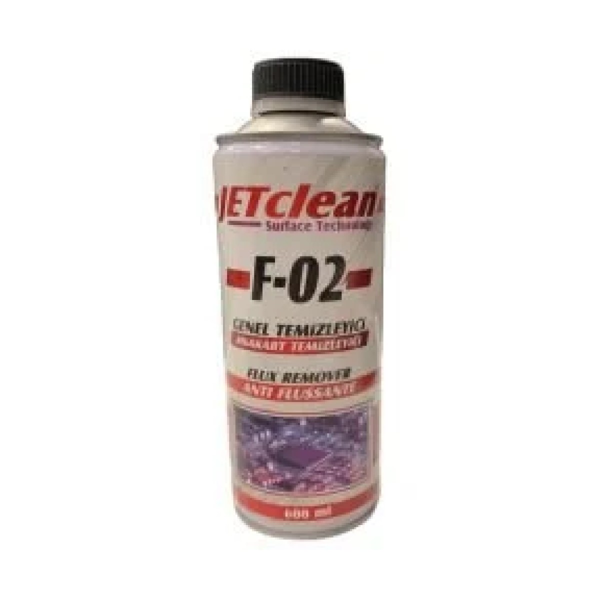 JetClean F-02 600ml Sıvı Anakart Flux Temizleyici