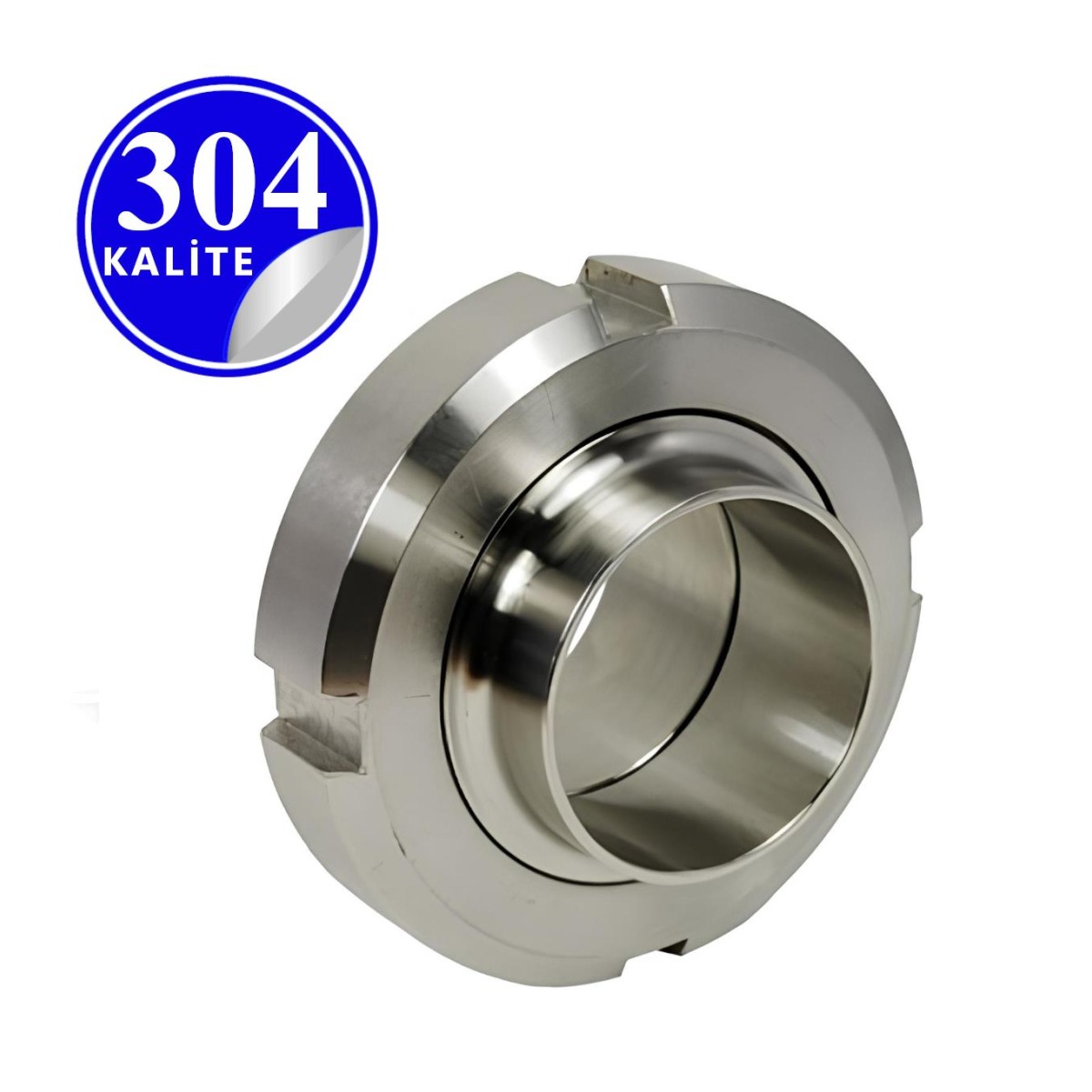 Paslanmaz Çelik 304 Kalite Contalı Ay Rekor - 33.7mm (1")
