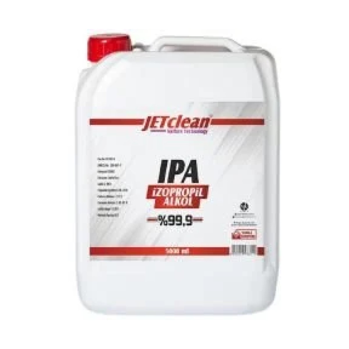 JetClean İPA İzopropil Alkol 5 Litre