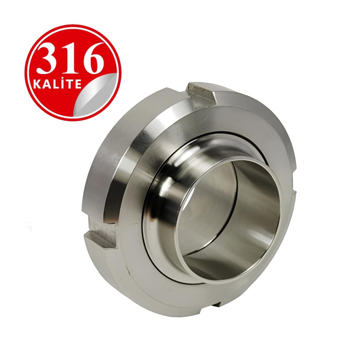 Paslanmaz Çelik 316 Kalite Contalı Ay Rekor - 48.3mm (1½")