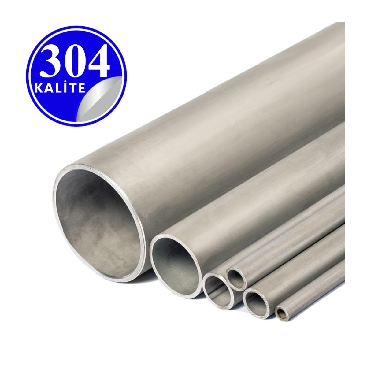Paslanmaz Çelik 304 Kalite Çekme Boru - 10.5mm (1/8")