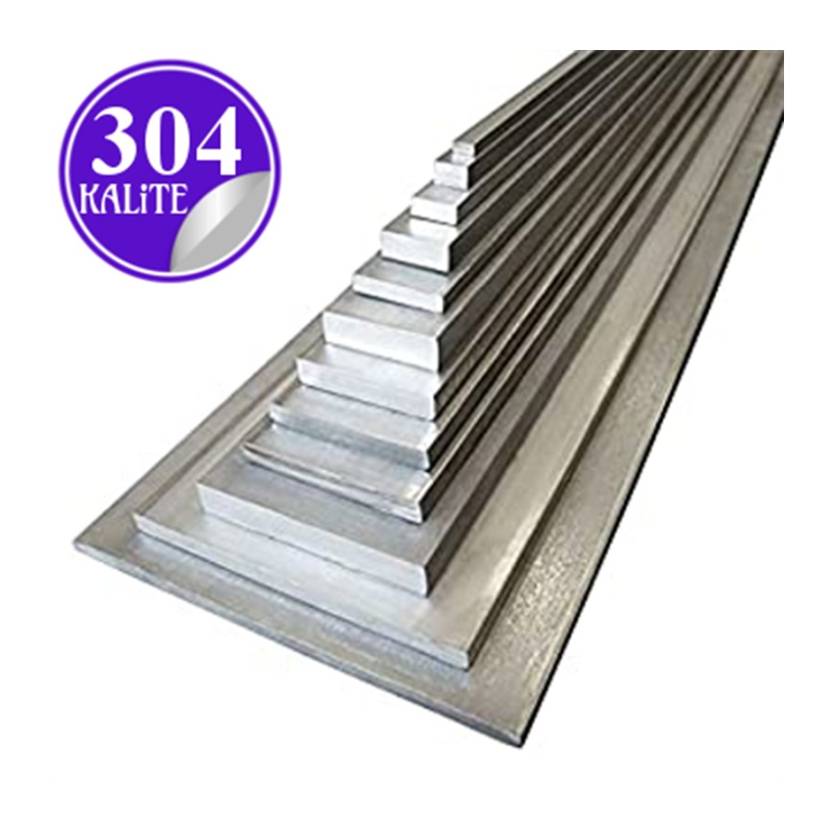 Paslanmaz Çelik 304 Kalite Parça Lama - 10x5 mm