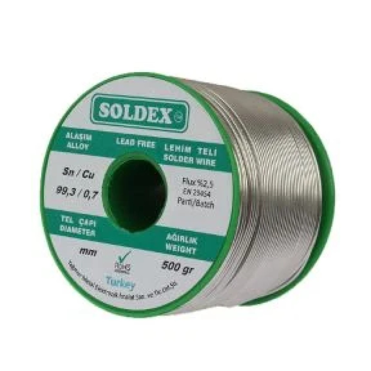 Soldex 0.50mm 500Gr Kurşunsuz Lehim Teli
