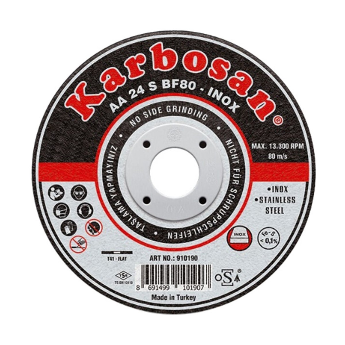 Karbosan İnox Kesme Taşı