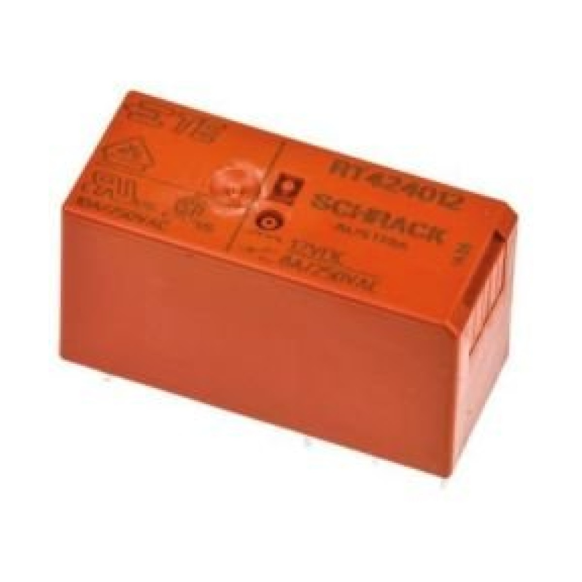 Schrack RT424012 8Pin 12V DC 8A Pcb Röle