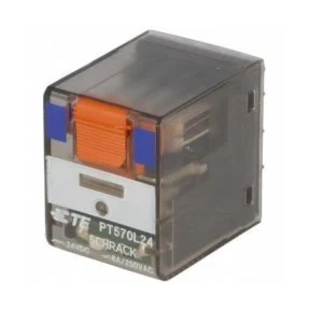 Schrack PT570L24 24VDC 4C/O 6A End. Röle Ledli Test Butonlu