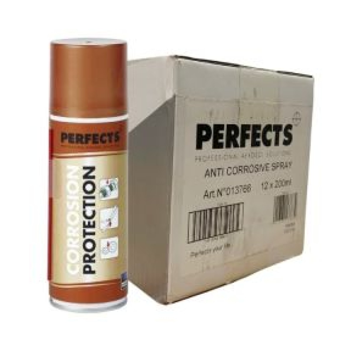 Perfects 200ml Pas Önleyici ve Çözücü Sprey 1 Kutu 12 Adet