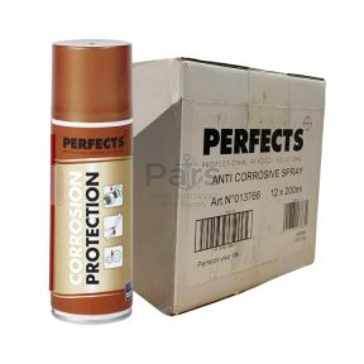 Perfects 200ml Pas Önleyici ve Çözücü Sprey 1 Kutu 12 Adet