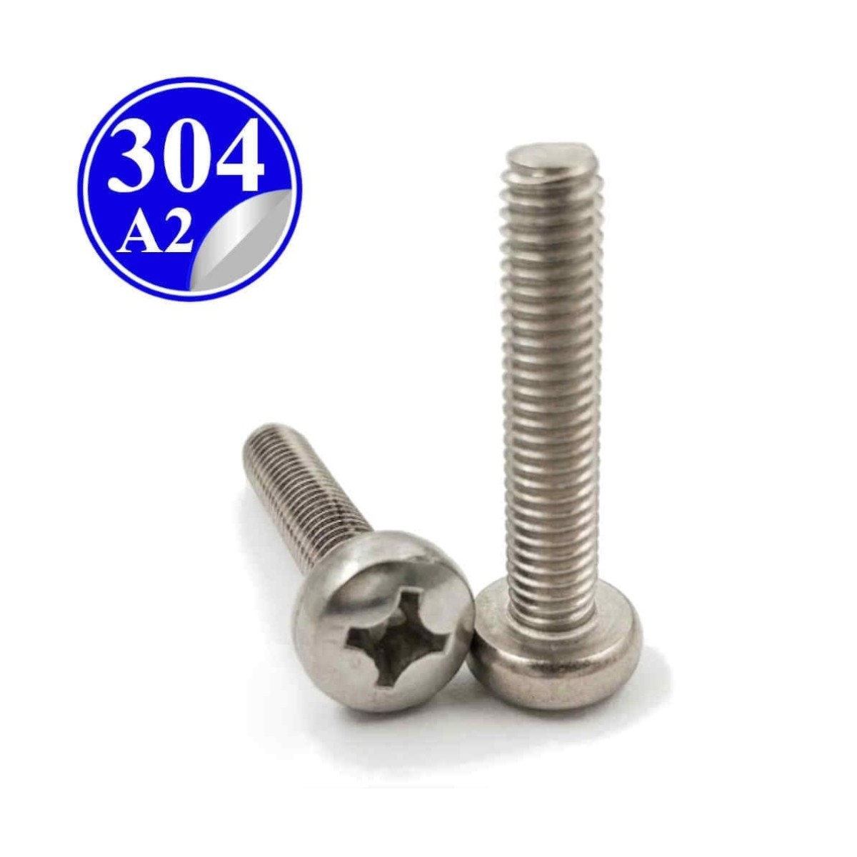Paslanmaz Çelik 304 Kalite Ysb Cıvata Dın 7985 A2-70