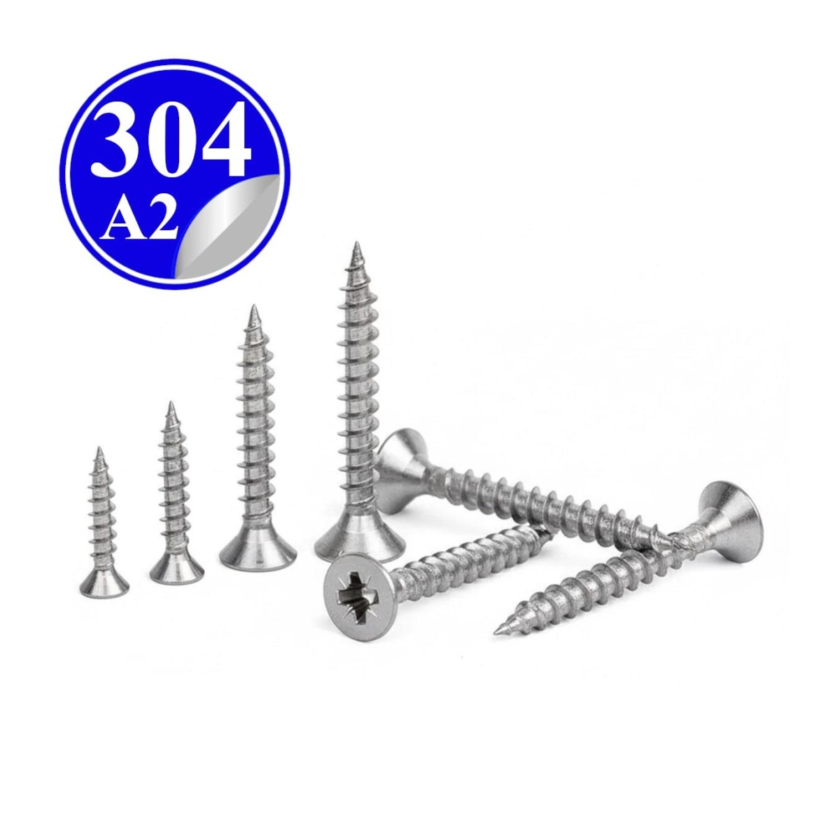 Paslanmaz Çelik Sunta Vidası - 4.5mm