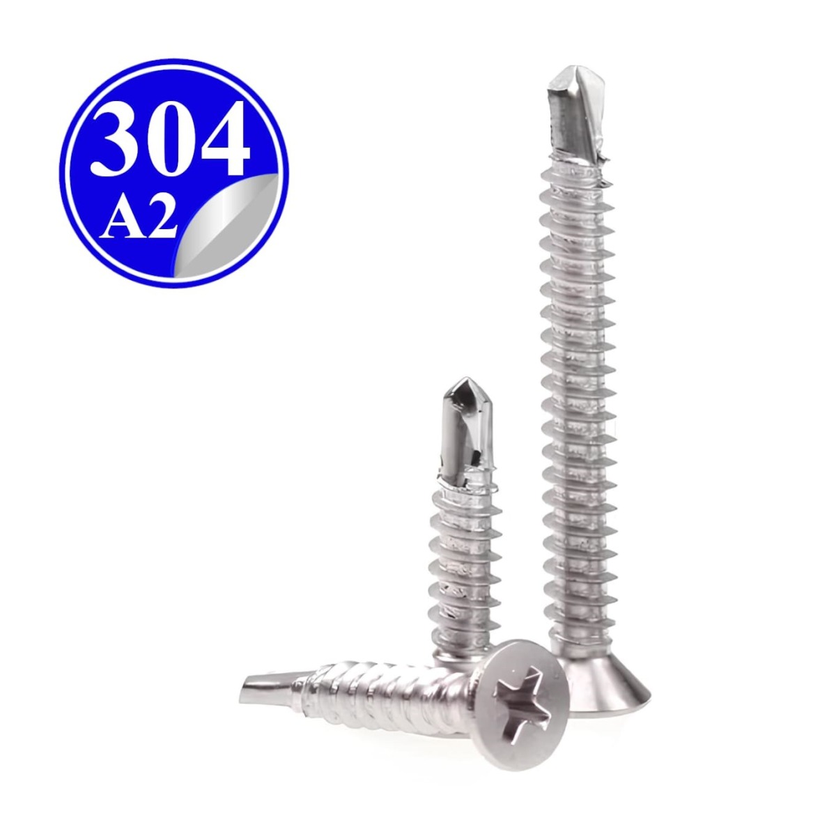 Paslanmaz Çelik Yhb Matkap Uçlu Akıllı Vida - 3.9mm