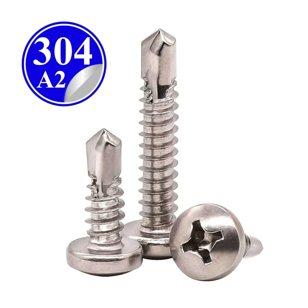 Paslanmaz Çelik Ysb Matkap Uçlu Akıllı Vida - 3.9mm