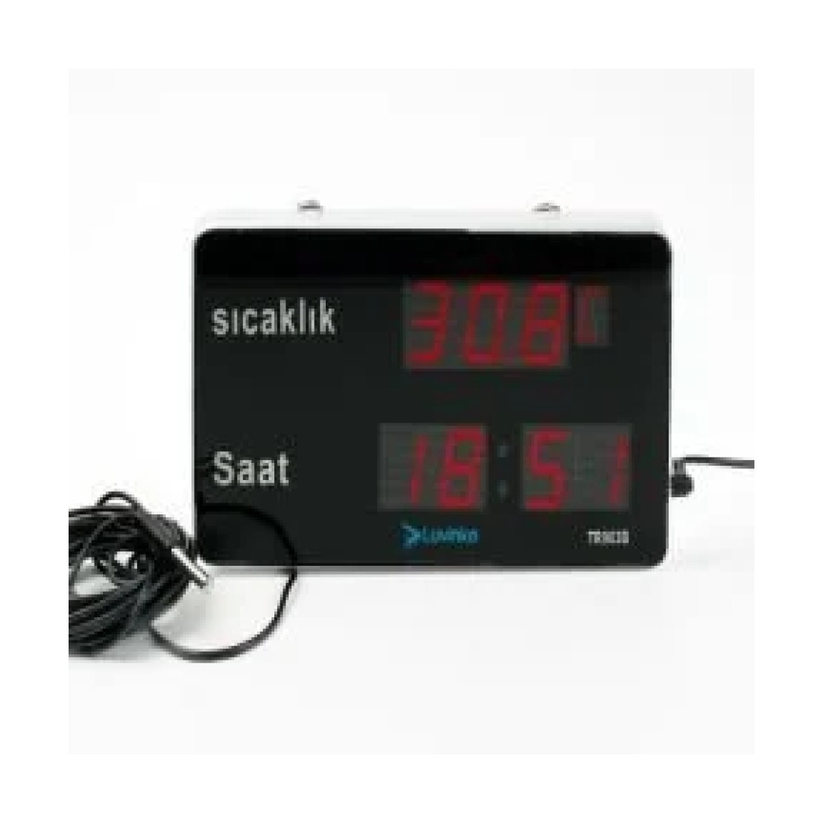 Luvinka TR903B 5m Kablolu Termometre | Saat-Alarm-25cm Ekran