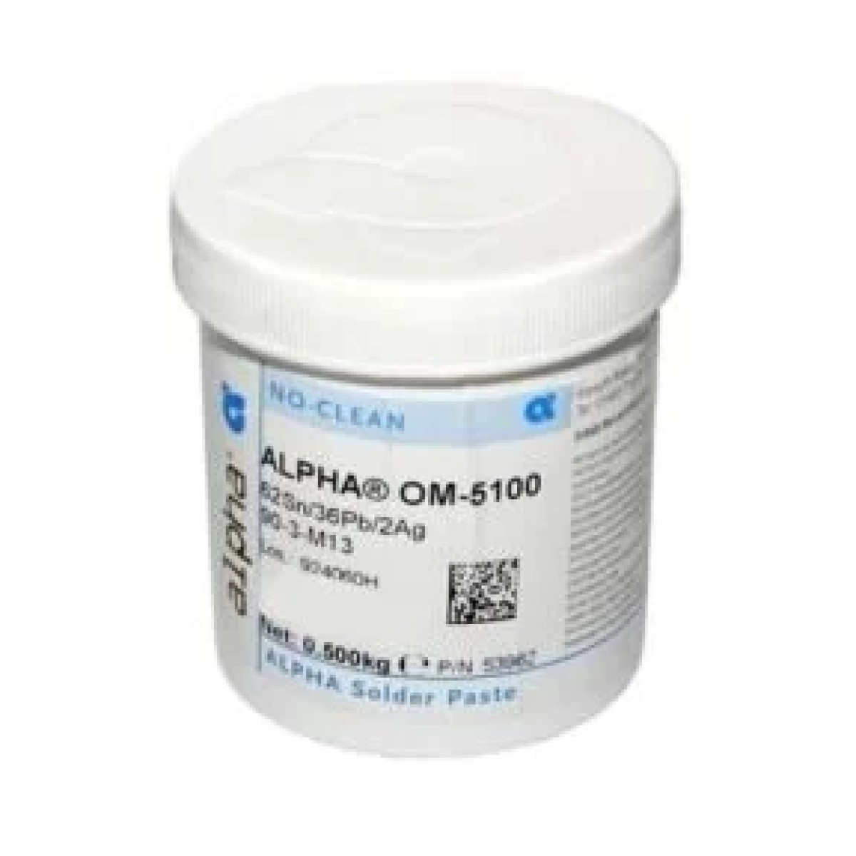 Alpha OM-5100 62/36/2 Type 4 Gümüşlü Krem Lehim