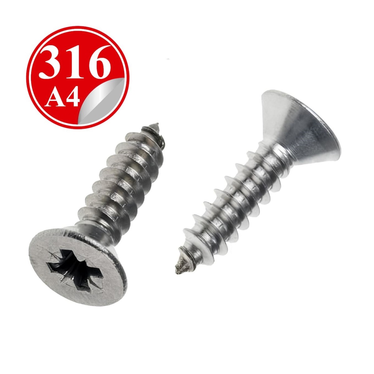 Paslanmaz Çelik 316 Kalite Yhb Sac Vidası - 2.9mm