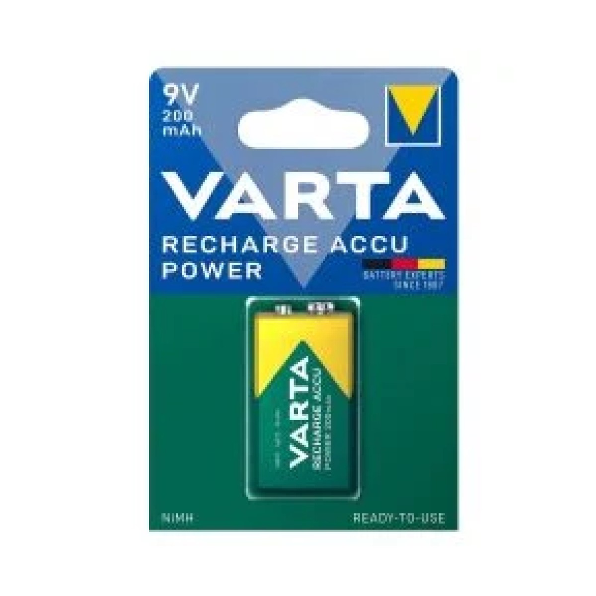 Varta 56722 9V 200mAh Şarjlı Pil