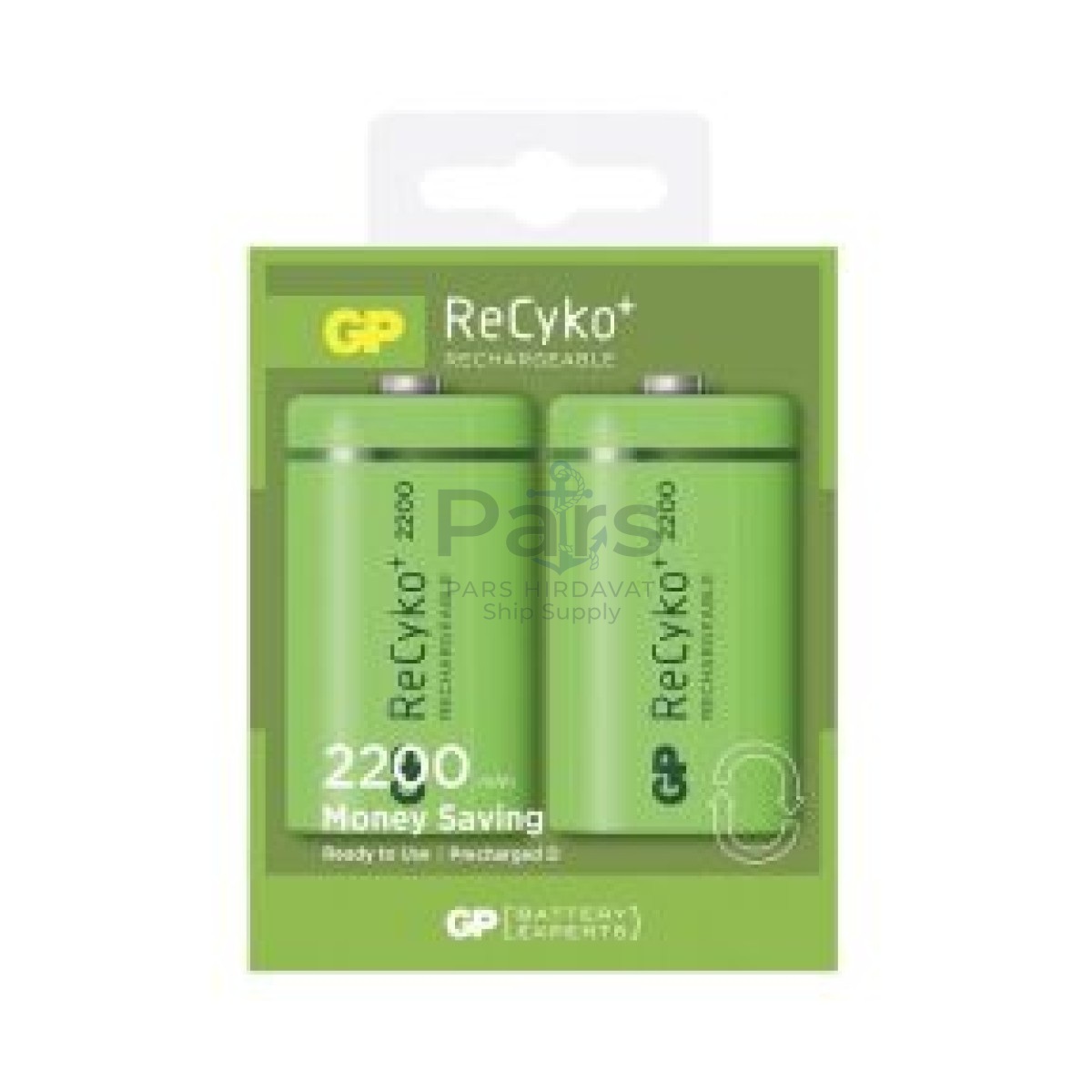 GP Recyko 2200mAh D Büyük Boy Şarjlı Pil