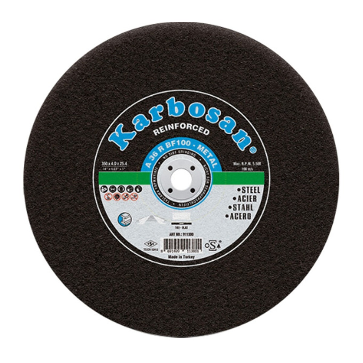 Karbosan Sabit Tezgah Kesme Taşı - 300x3x30 mm