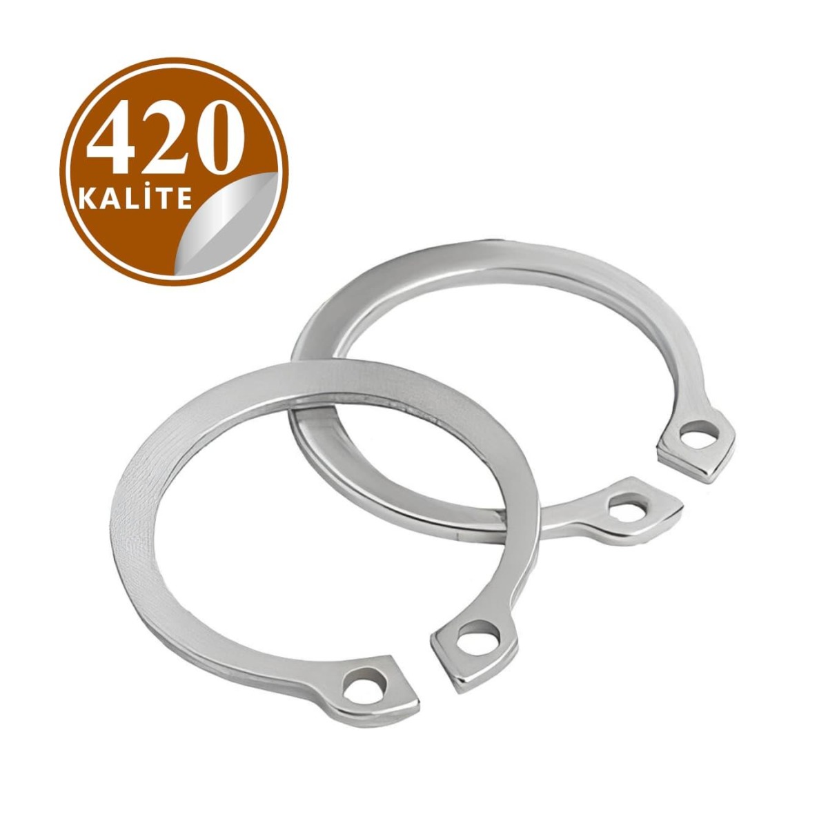 Paslanmaz Çelik Dış ( Mil ) Segman - 12mm