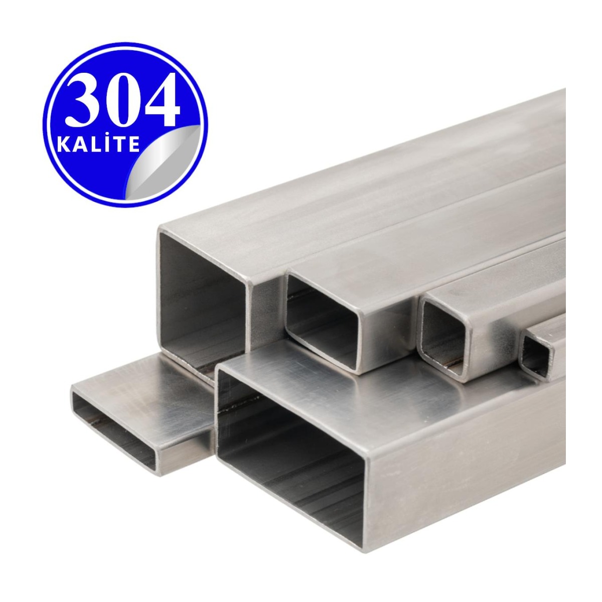 Paslanmaz Çelik 304 Kalite Kutu Profil - 10x10mm