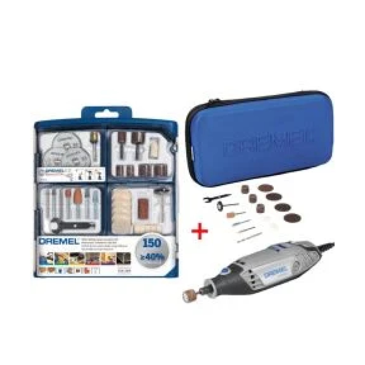 Dremel 3000-15 El Motoru ve S724 150 Parça Aksesuar Seti