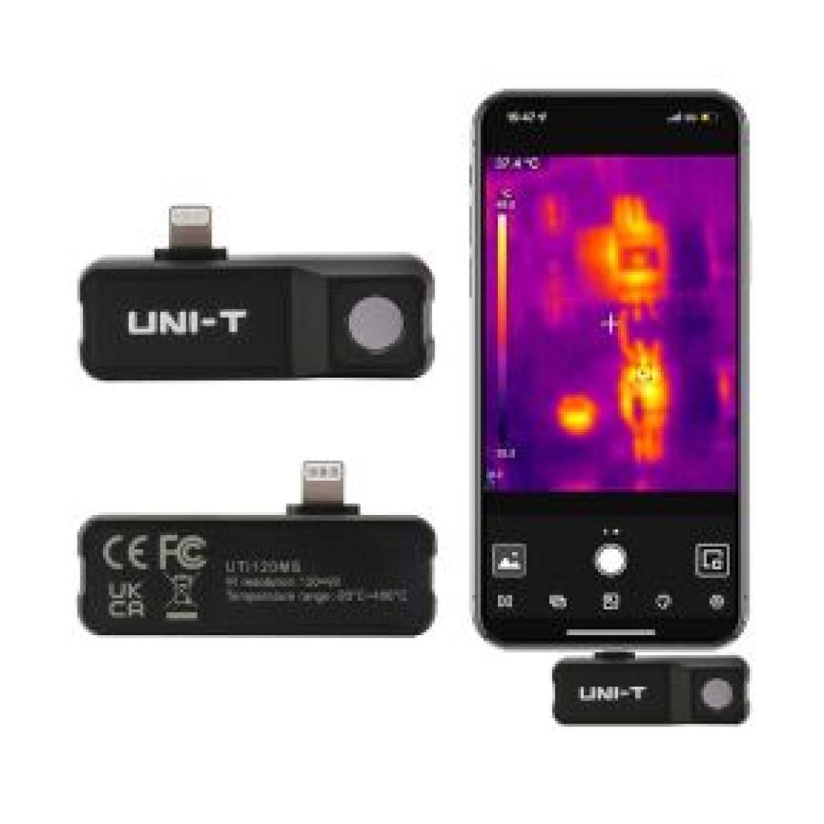 Unit UTi120MS 120×90 iPhone Telefon için Termal Kamera