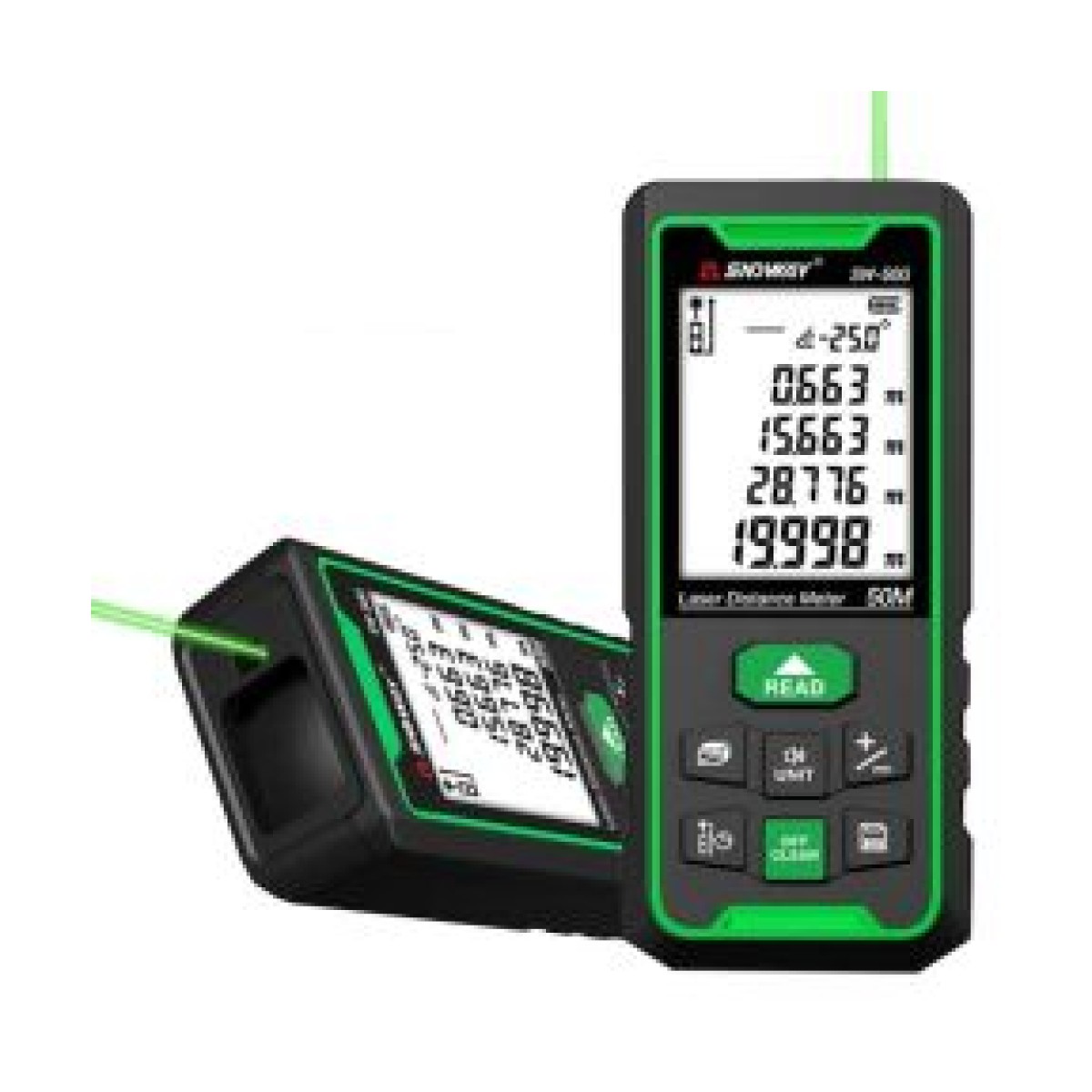 Sndway SW-80GS Yeşil Lazerli 80M Lazermetre