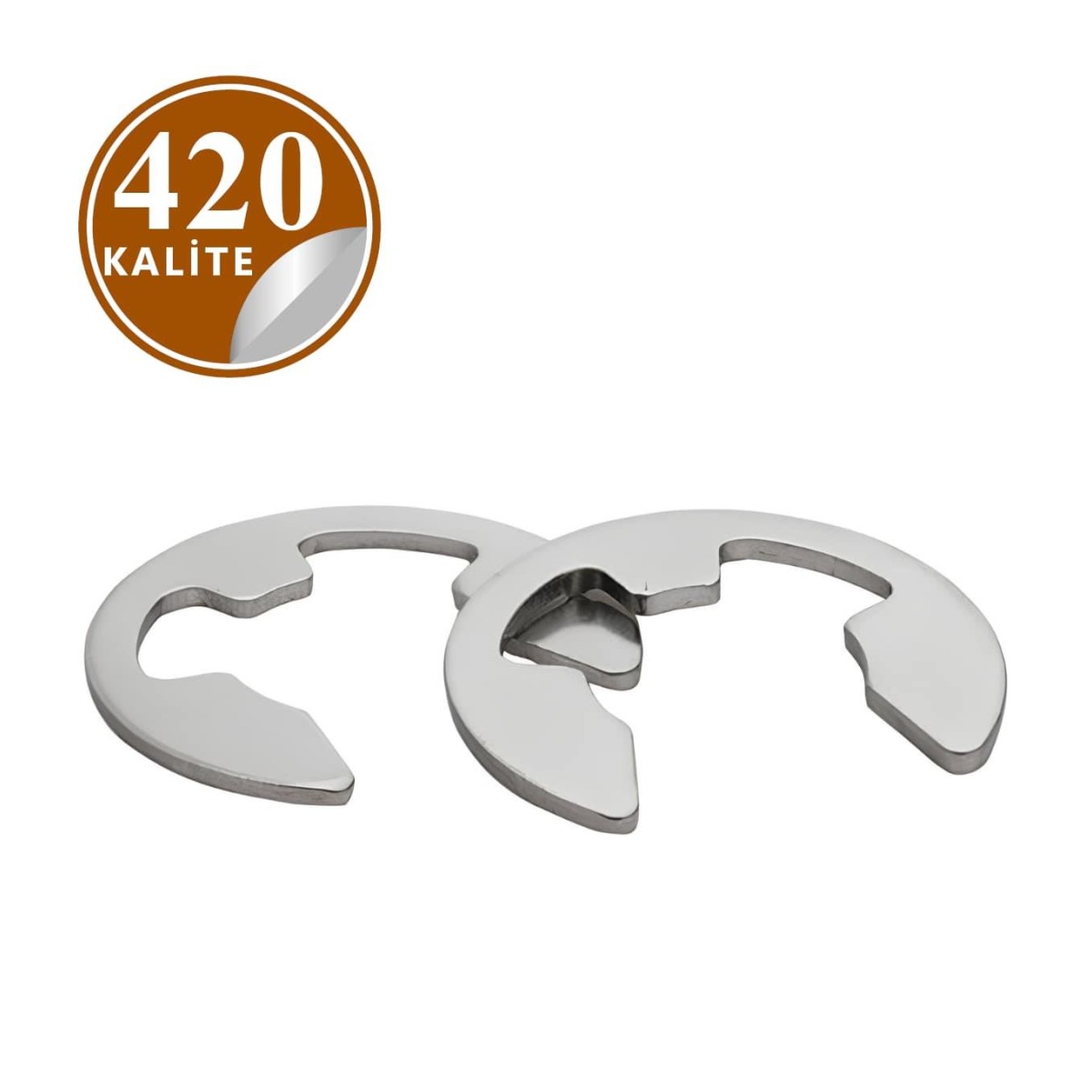 Paslanmaz Çelik Ay Tipi Segman - 4mm
