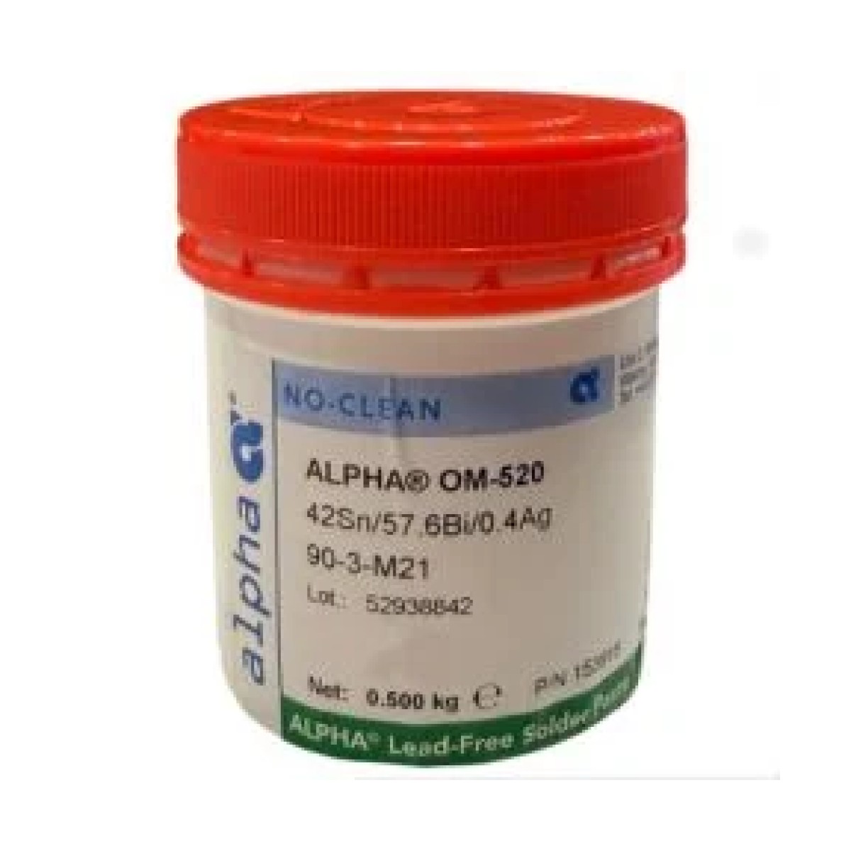Alpha OM520 Düşük Sıcaklıkta Eriyen Kurşunsuz Krem Lehim