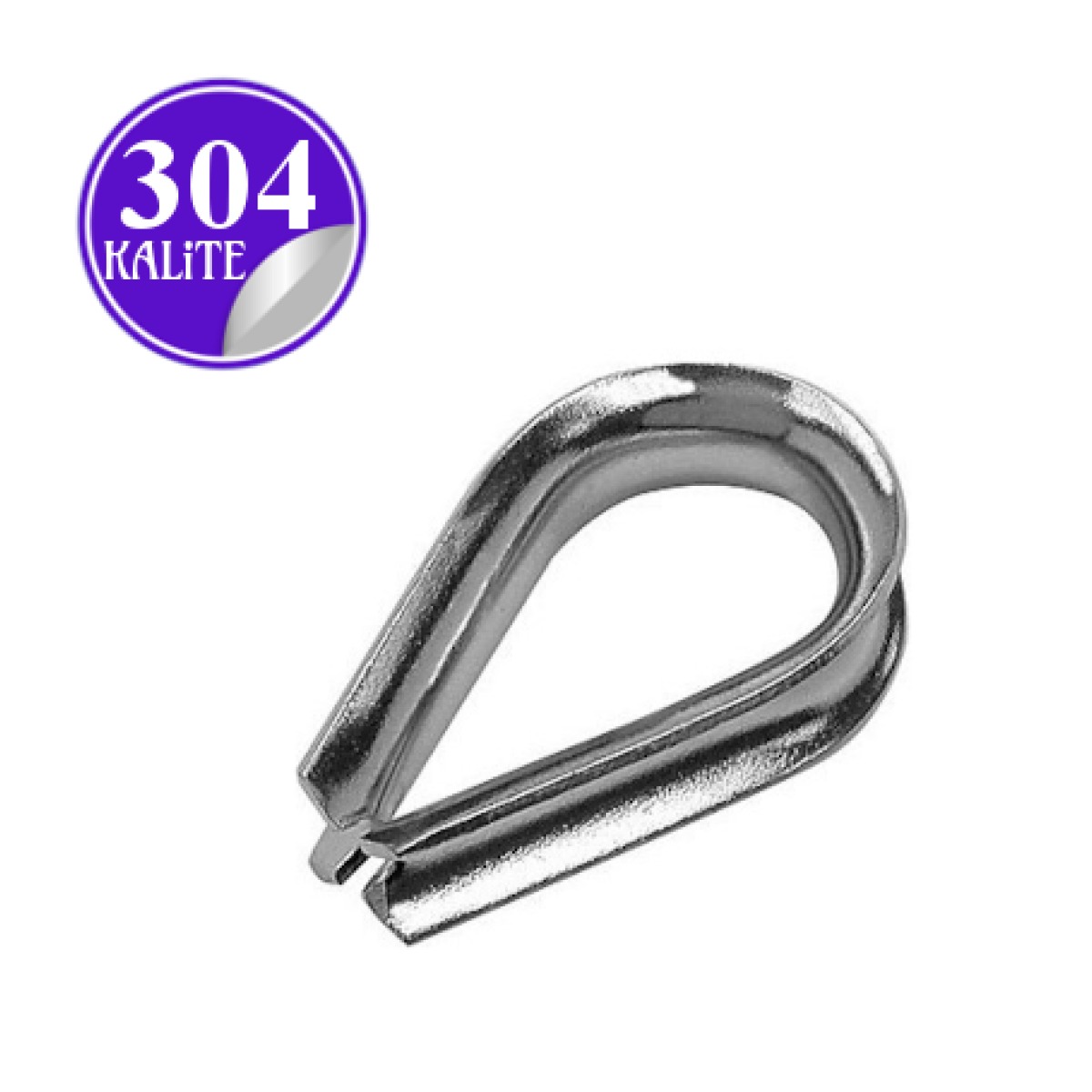 Paslanmaz Çelik 304 Kalite Radans - Metrik 8
