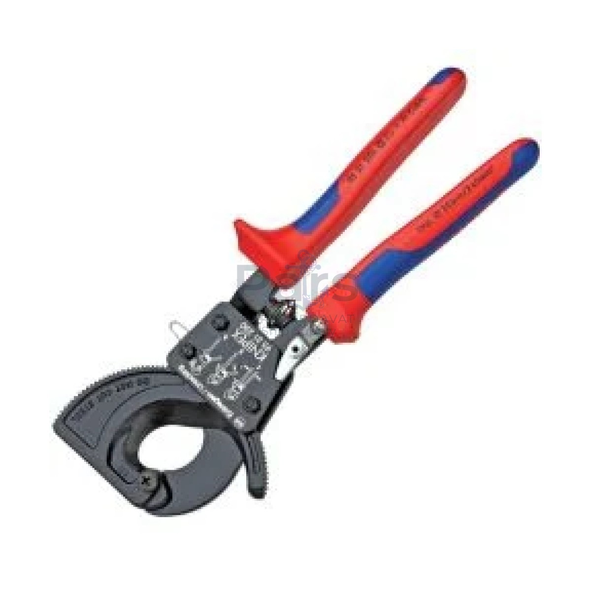 Knipex 95 31 250 Cırcır Mekanizmalı Kablo Kesici