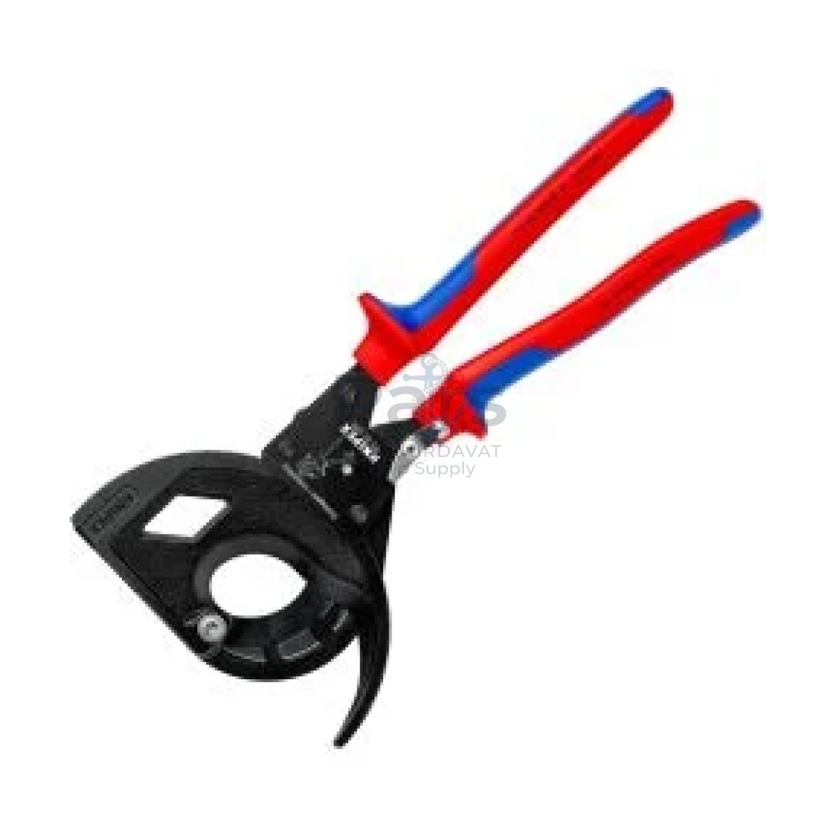 Knipex 95 32 320 Cırcır Mekanizmalı Kablo Kesme Makası