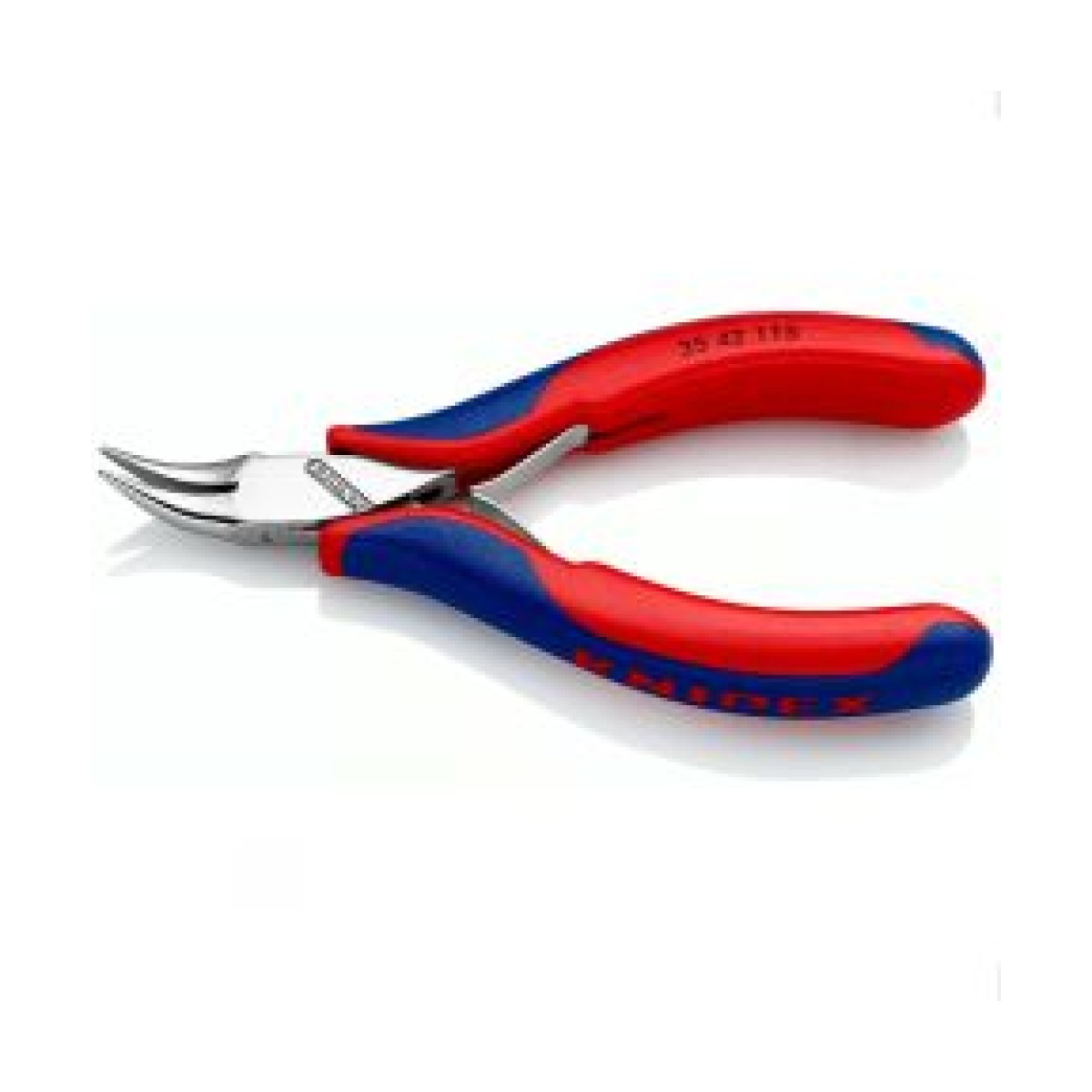 Knipex 35 42 115 Elektronikçi Eğri Uçlu Kargaburun