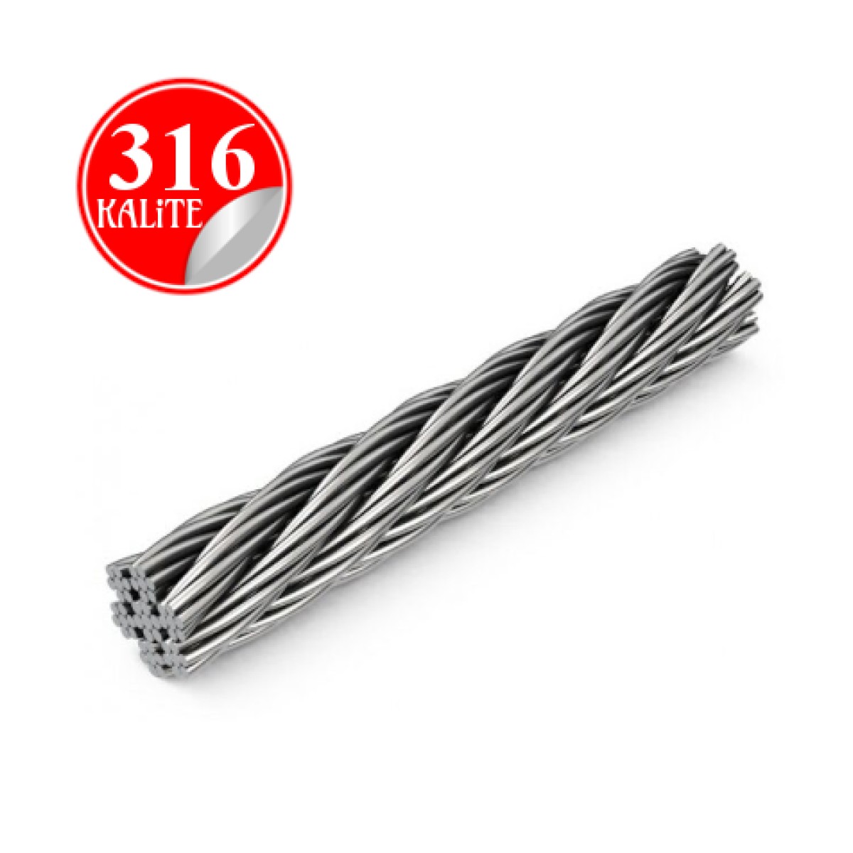 Paslanmaz Çelik 316kalite Halat