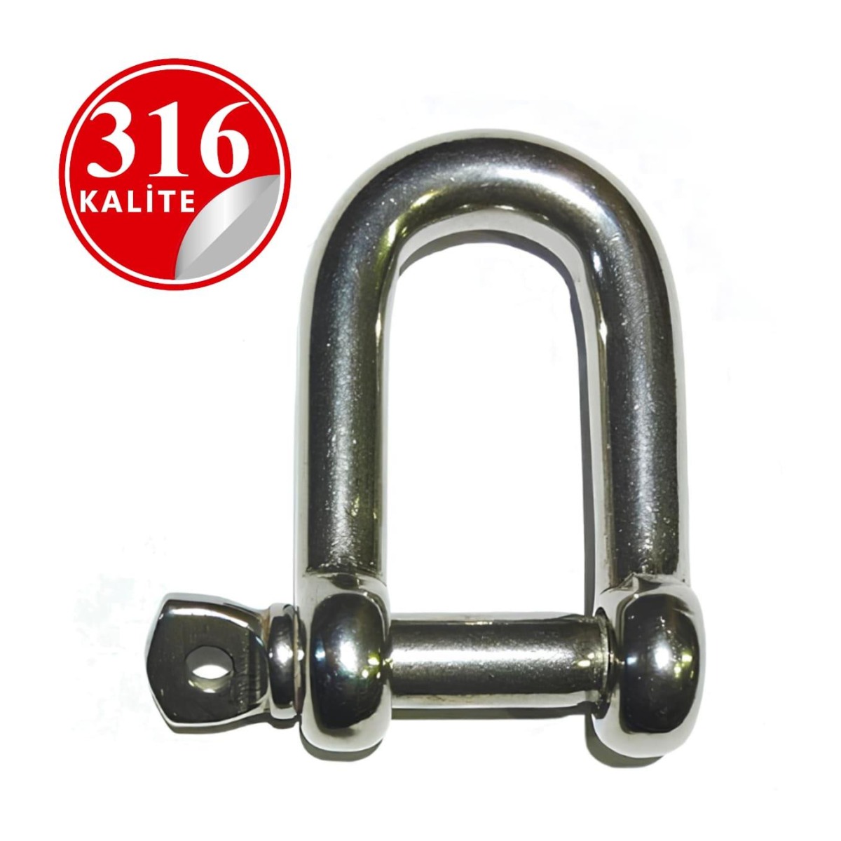 Paslanmaz Çelik 316 Kalite Zincir Kilidi - 10mm