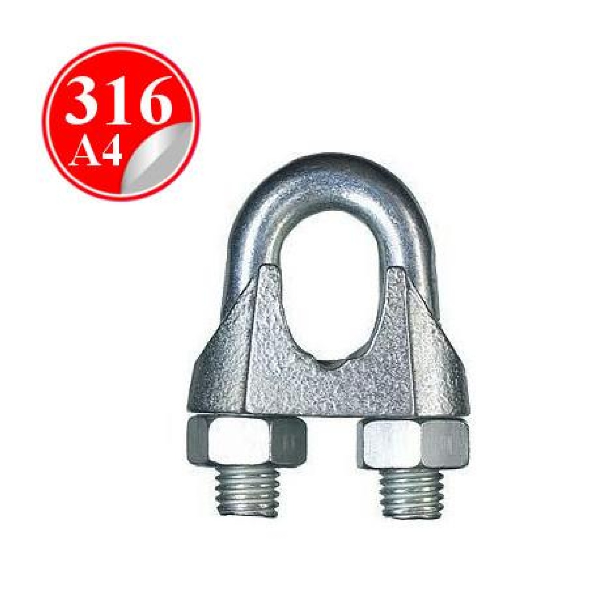 Paslanmaz Çelik 316 Kalite Klemens - 5mm