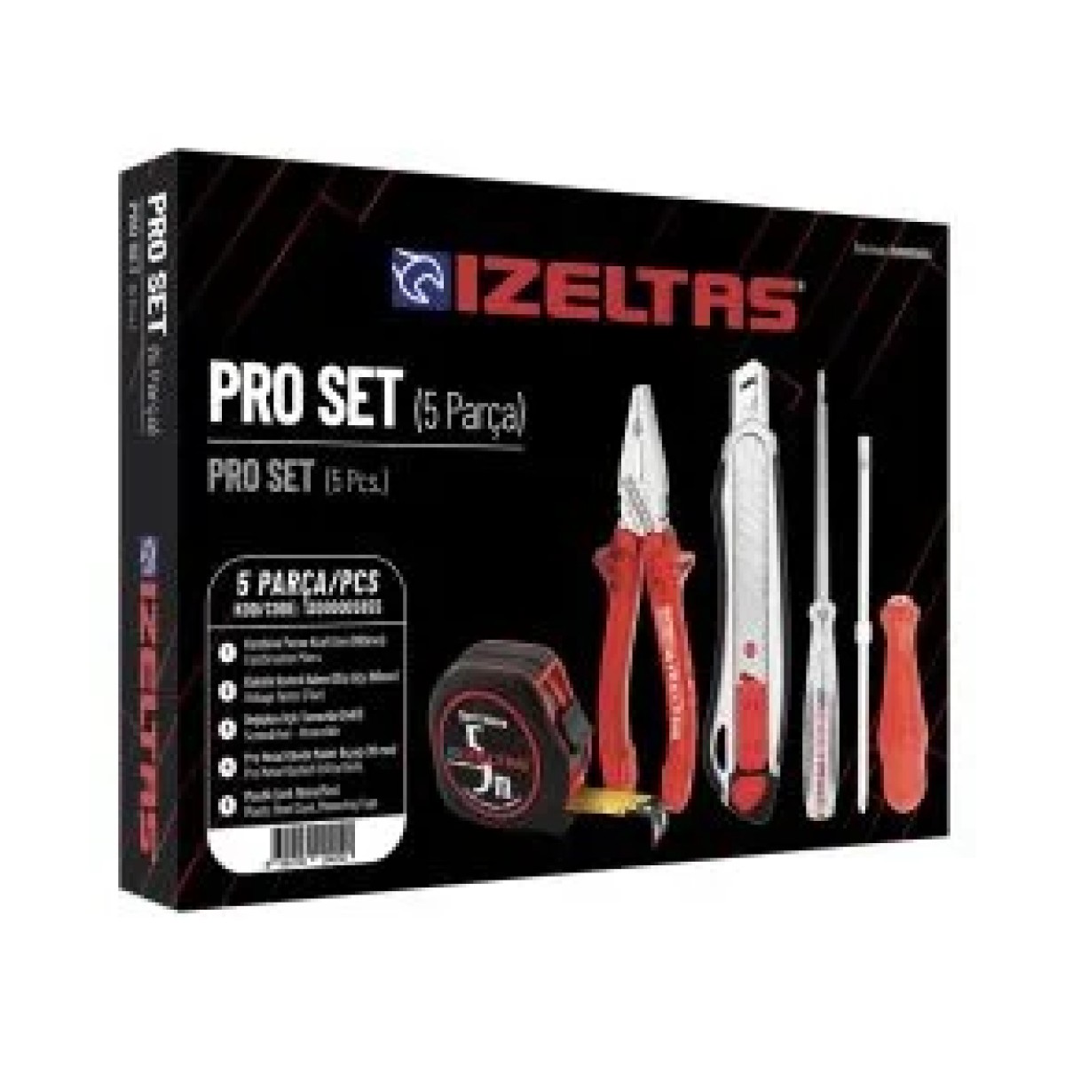 İzeltaş Pro 5 Parça Tamir Seti