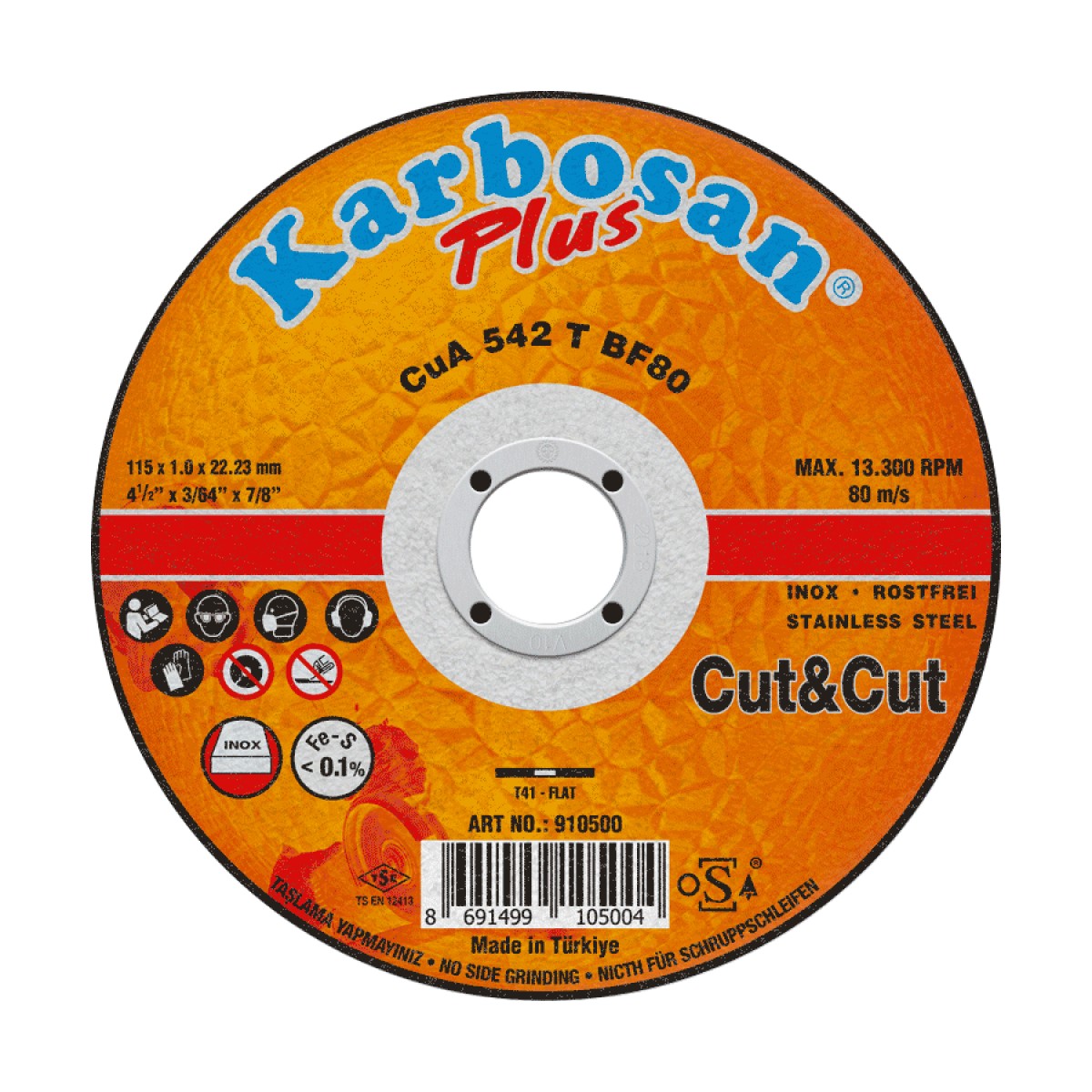 Cut & Cut Plus İnce Kesme Diski - 125 x 1.6 x 22.23 mm
