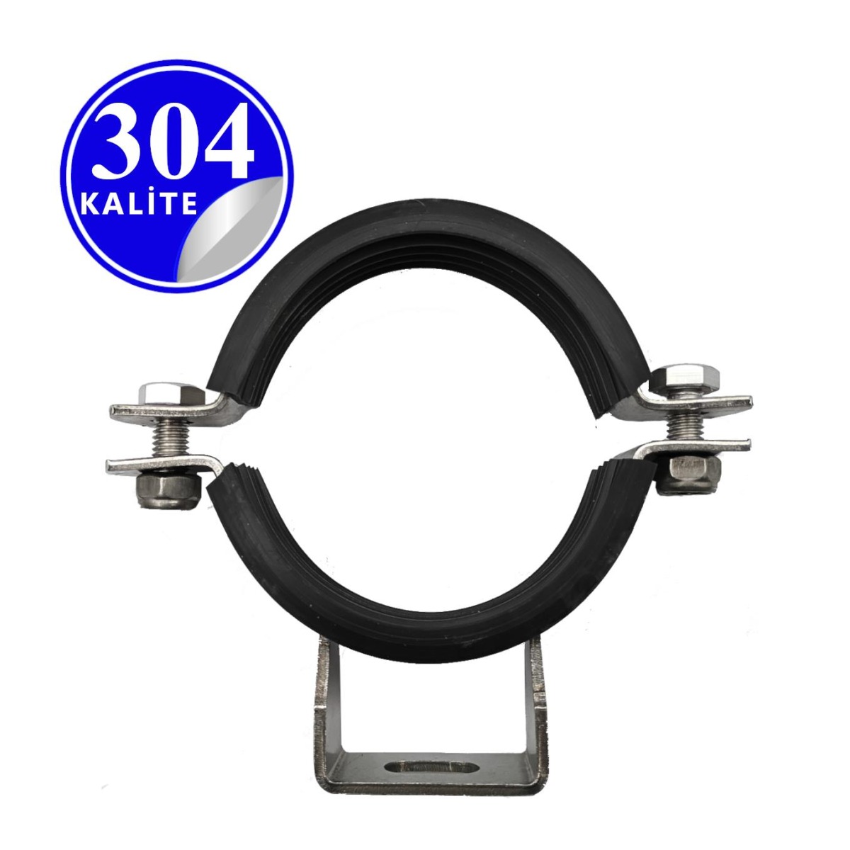 Paslanmaz Çelik 304 Kalite Ağır Yük Kelepçesi - 33.7mm (1")