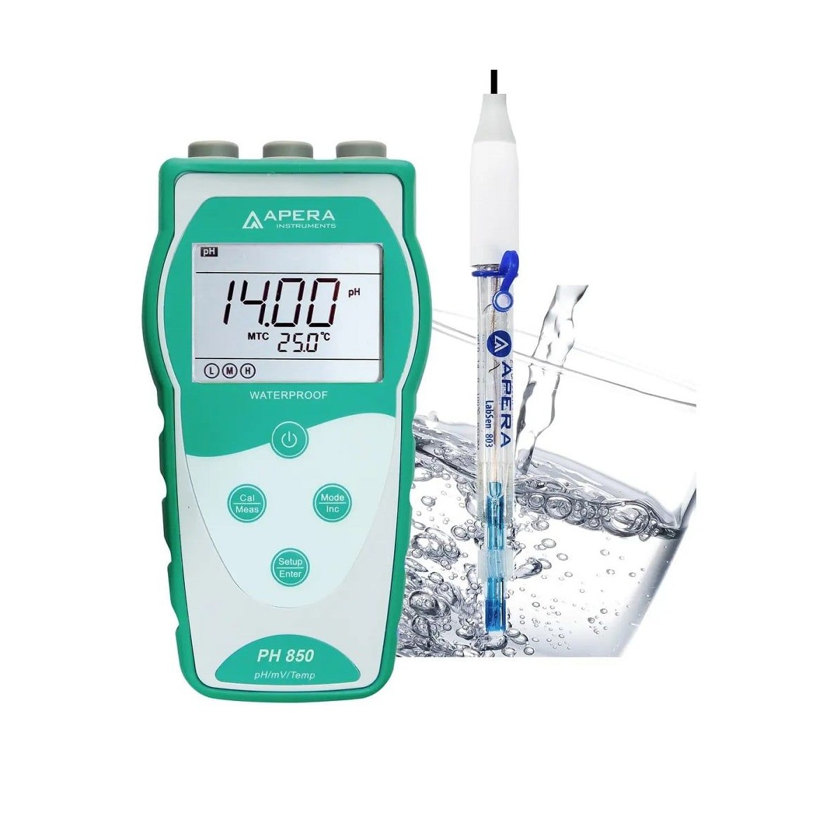 PH850-PW pH metre saf su için