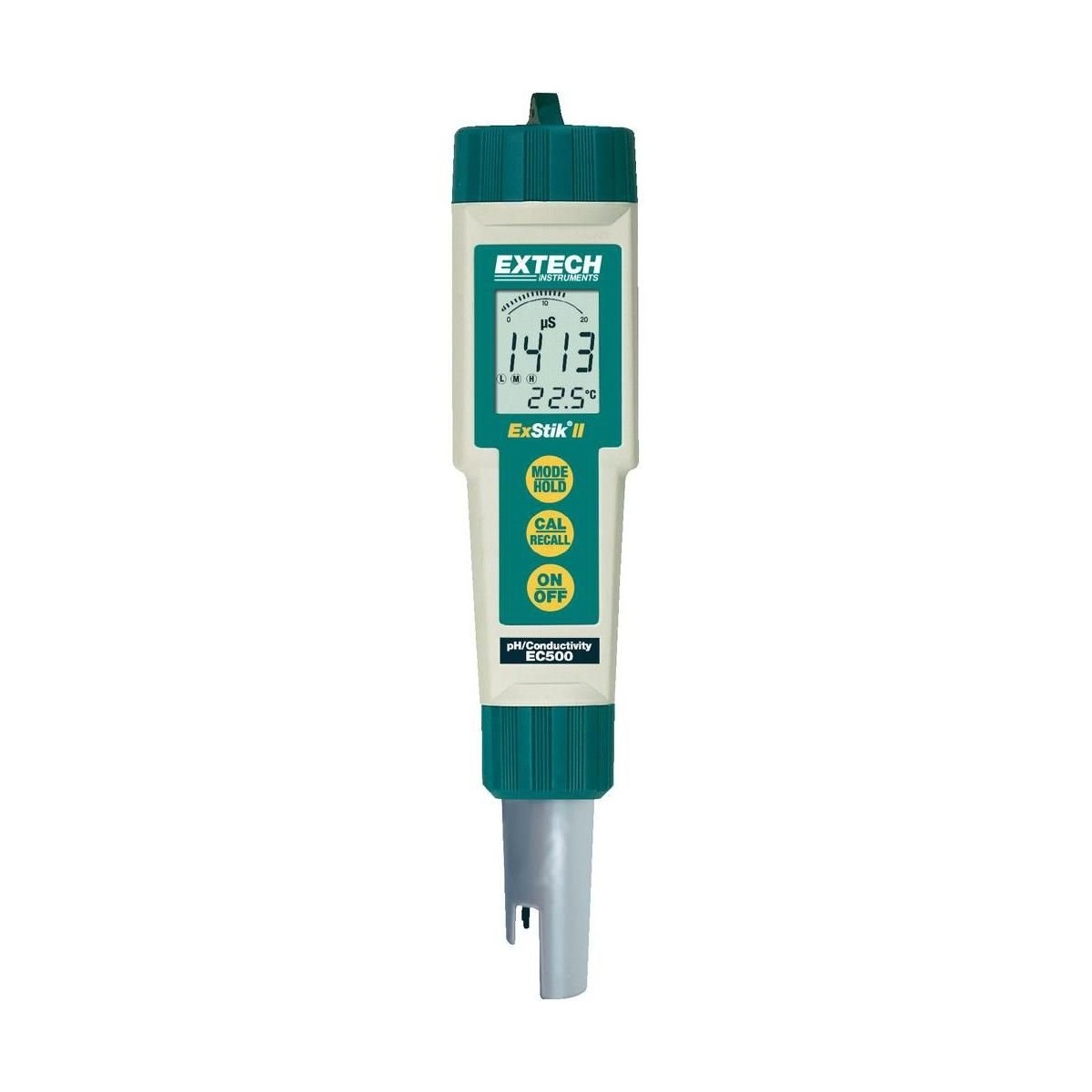 Extech EC500: Su geçirmez ExStik® II pH/İletkenlik Ölçüm Cihazı