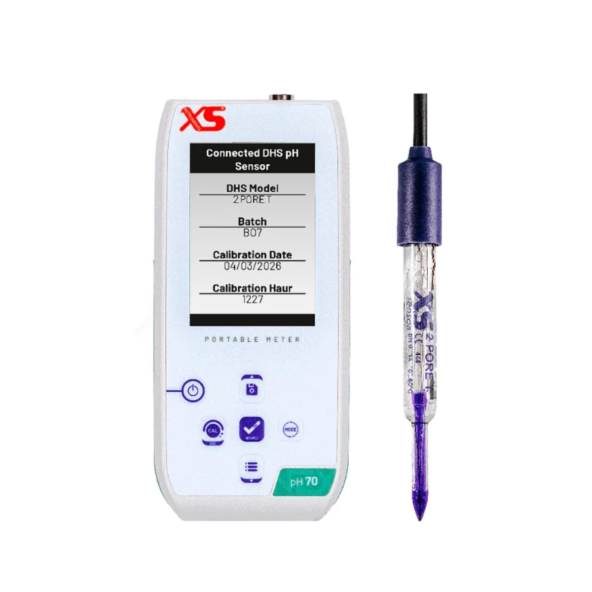 XS pH 70 NEX Food Taşınabilir pH Metre – 2 Pore T DHS Elektrotlu