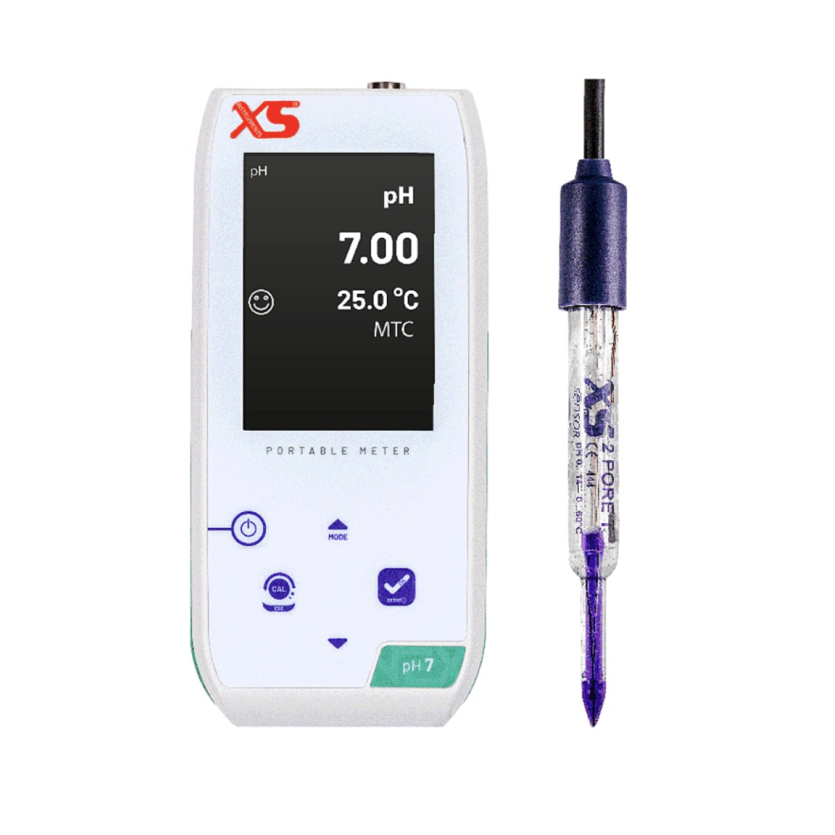 XS pH 7 NEX Food Taşınabilir pH Metre – 2 Pore T Elektrotlu